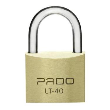 Imagem de Cadeado Convencional LT-40 40mm Latão Maciço Haste Aço com 2 Chaves Pa