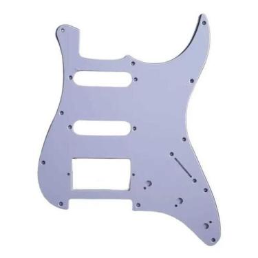 Imagem de Escudo dolphin hss p/ guitarra strato 2353 1 camada branco