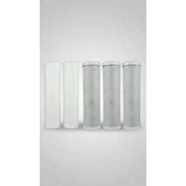 Imagem de Kit Refil Filtro 3 Carbon Block + 2 Polipropileno - Congratulations St