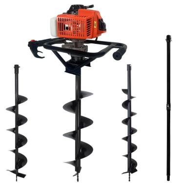 Imagem de Perfurador de Solo DPS623P 62cc 10.00 RPM com 3 Brocas e Extensão 100cm Laranja DURATORK