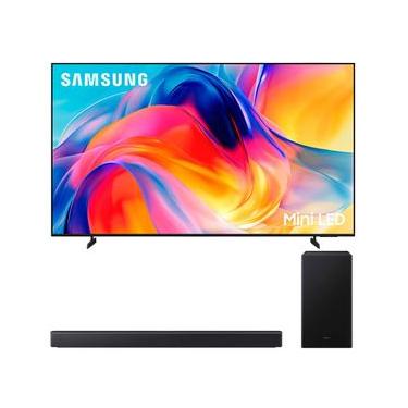 Imagem de Smart TV Samsung MiniLED 4K 55" Polegadas 2026 M75H + Soundbar Samsung com 2.1 Canais HW-B450F