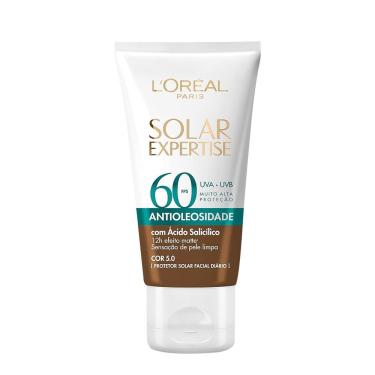 Imagem de Protetor Solar Facial Solar Expertise Antioleosidade FPS60 com Cor Bege 40g L'Oréal Paris