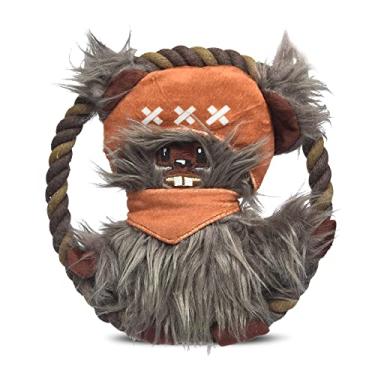 Imagem de Star Wars Dog Toy Ewok Plush Rope Frisbee Dog Toy | Plush Star Wars Squeaky Dog Toy | Adorable Toys for All Dogs, Official Dog Toy Product of Star Wars for Pets