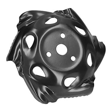 Imagem de Cortador de grama Bandeja de remoção de ervas daninhas Cabeça de aparador de ferro Disco universal de remoção de ervas daninhas Roda de arestas redondas Ervas daninhas duráveis ​​Cabeça de comedor para cortar grama Ervas daninhas