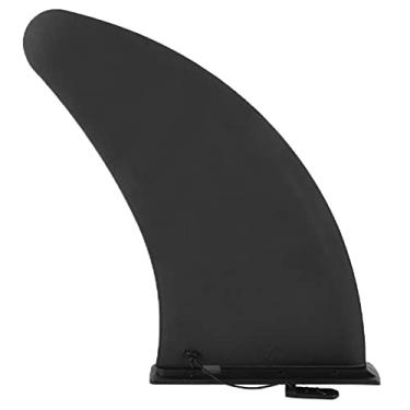 Imagem de Barbatana central de paddleboard, 28 cm Surf SUP Fin PVC soquete fixo tipo preto estabilizador central raquete para prancha de surf Longboard