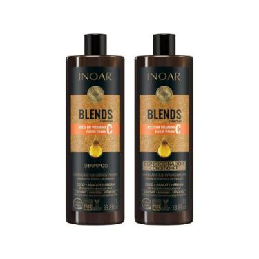 Imagem de Shampoo E Condicionador Inoar Blends Collection - 1L Cada