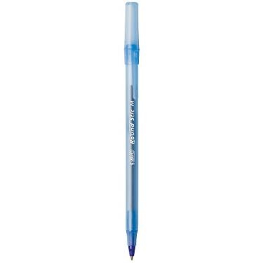 Imagem de BIC Caneta esferográfica Round Stic Xtra Life, ponta média (1,0 mm), azul, cilindro redondo flexível para conforto de escrita, 216 unidades