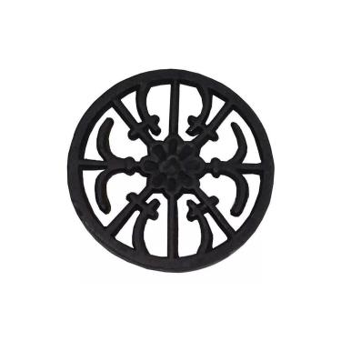 Imagem de Rosácea Decoração Ferro Fundido Margarida Grade Portão 22cm