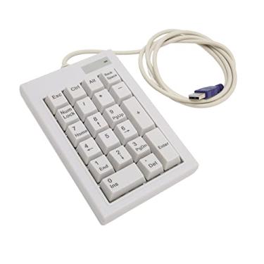 Teclado numérico sem fio Teclado numérico Teclas numpad portátil 2,4 GHz  Número de contabilidade financeira Extensões de teclado 10 Tecla para  Laptop PC Desktop Nota