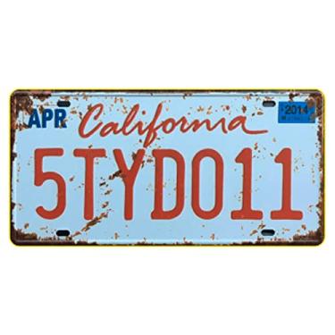 Imagem de Placa de Carro Decor em Madeira State Route - Califórnia