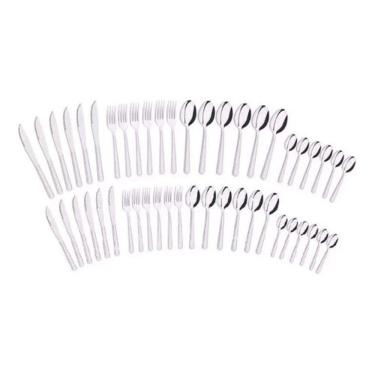 Imagem de Faqueiro 24 Pecas Buzios Inox 23799071 Tramontina - Kit C/2