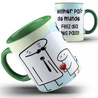 Imagem de Caneca verde Flork melhor Pai