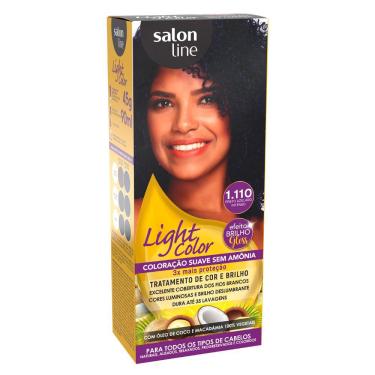 Imagem de Tintura Light Color Salon Line Preto Safira 1.110 45g