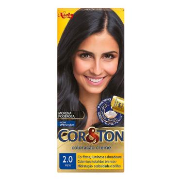 Imagem de Tintura Creme Cor & Ton Preto 2.0