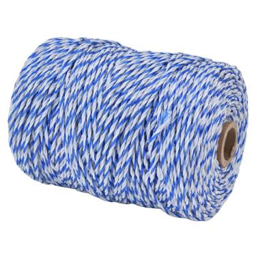 Imagem de TOPINCN Cerca Elétrica Polywire Atualizado Cerca Elétrica Fio de Poliéster 3 mm 200 metros Fio de Aço para Condutividade Confiável Resistência à Ferrugem