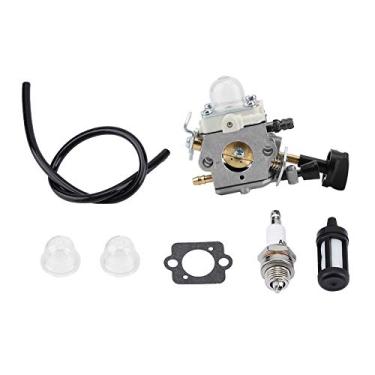 Imagem de Carburador de motosserra, acessório de carburador de motosserra de metal compatível com Stihl BG86 SH56 SH56C SH86 SH86C