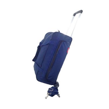 Imagem de Bolsa Mala Bagagem Mão Bordo Média Viagem Com Rodinha Azul