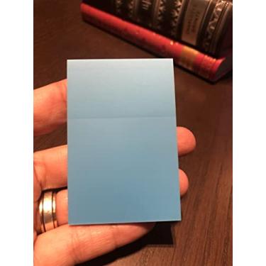 Imagem de Bloco de notas transparente e à prova d’água -5,0 x 7,5-50 folhas - multicor (Azul)