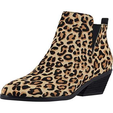 Imagem de Dr. Scholl's Feminino Largo - Coleção Original, Tan/Black Pony Hair Leather, 7.5