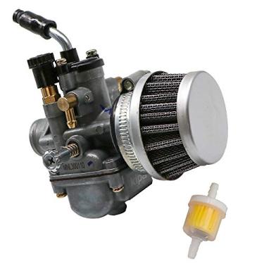 Imagem de Carburador KIPA para KTM50 KTM 50SX 50cc 2001-2008 Junior Dirt Bike 19 mm Furo tamanho peça # 45131001100 45231001200 com filtro de combustível de filtro de ar