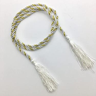 Imagem de Suportes de cortina corda de ligação de bola pendurada bola pendurada fivela de cortina de orelha acessórios acessórios cinto de corda simples amarrado à mão, T1,4 pcs