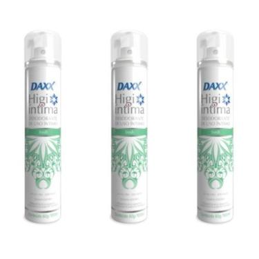 Imagem de Kit Desodorante Íntimo Daxx Higi Íntima Fresh 100ml Com 3 Unidades