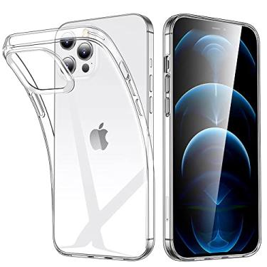 Imagem de Capa transparente ultrafina para iPhone 11 12 13 14 Pro XS Max XR X Soft TPU Silicone Phone Case, para iPhone 5
