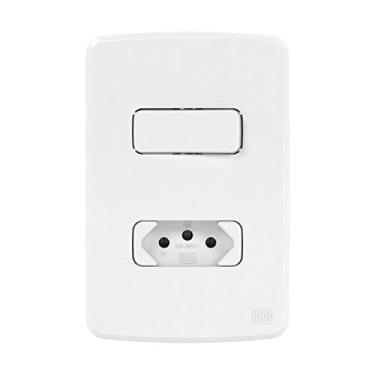 Imagem de INTERRUPTOR EMBUTIR C/PLACA 4X2 1S+1T2P+T NBR 10A COMPOSE BC WEG 13272553