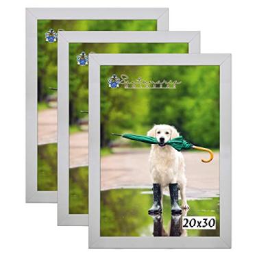 Imagem de Kit 3 Molduras Porta Retrato 20X30 Branco