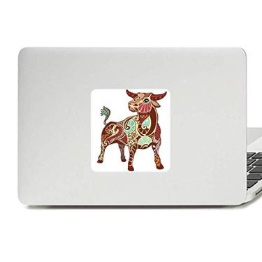 Imagem de Adesivo de vinil com símbolo do zodíaco da constelação Taurus para laptop decoração de PC