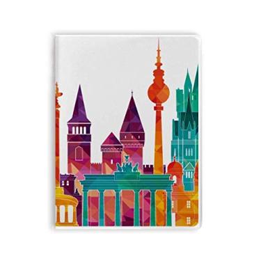 Imagem de Caderno de arquitetura alemão, capa de chiclete, capa macia, diário