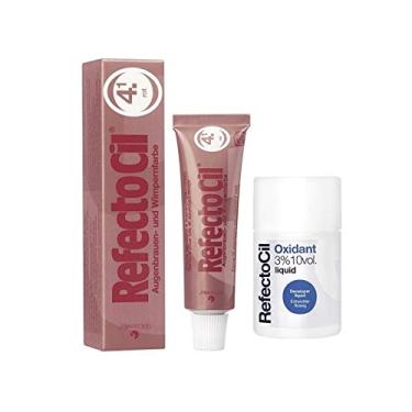 Imagem de Kit Refectocil 1 Tinta + 1 Oxidante N° 4.1 Vermelho