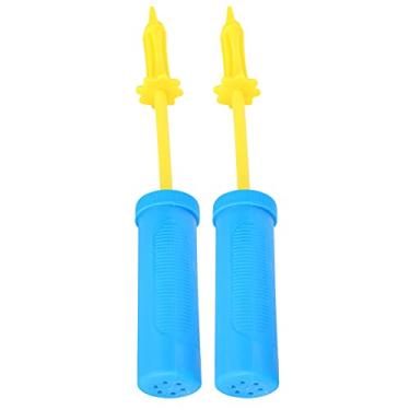 Imagem de Presente DiferenteInflador de 2 vias, bomba de ar inflador para balões para decoração de festas pequenas, ferramentas para inflar balões manuais para bolas de funil