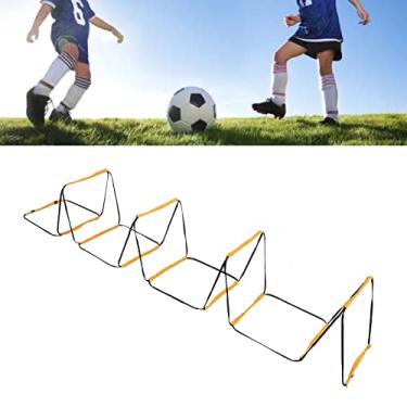 Imagem de Escada de Agilidade, Equipamento de Treinamento de Agilidade, Conjunto de Equipamentos de Treinamento de Velocidade de 12 Degraus Ajustáveis ​​com Bolsa de Armazenamento