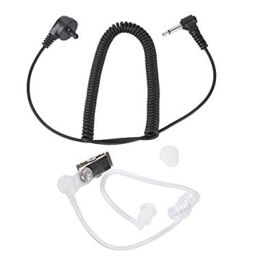 Imagem de QANYEGN Fones De Ouvido Walkie Talkie De 3,5 Mm, Tubo Acústico, Fone De Ouvido Somente Para Escuta, Fones De Ouvido Com Duto De Ar Para Rádio De Pino único