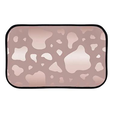 Imagem de BEAUPPY Capachos Tapete de Banho Ouro Rosa Tapete de Entrada Tapete Interior Exterior Porta Frontal Tapetes de Banheiro Antiderrapante 15,7 X 60 cm