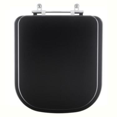 Imagem de Assento Sanitário Poliéster Axis Ébano Fosco (preto Fosco) para vaso Deca