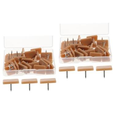 Imagem de DOITOOL 60 Peças Corrediças De Gaveta De Plástico Controles Deslizantes De Móveis Batentes De Gaveta Cadeira Desliza Para Piso De Cerâmica Gaveta Desliza Mobiliário Tampa Do Pé Ferro