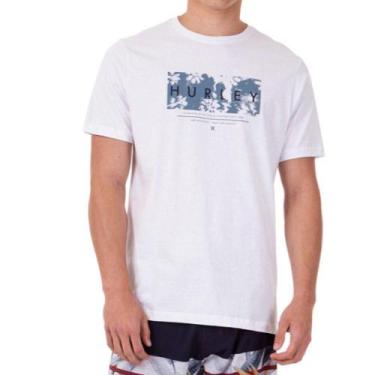 Imagem de Camiseta Hurley Established Oversize Masculina Branco