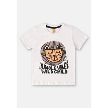 Imagem de Infantil - Camiseta Jungle Vibes Menino Up Baby Branco  menino