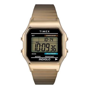 Imagem de Relógio Timex Masculino Ref: T78677 Vintage Classic Digital Golden Mola