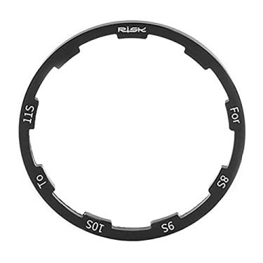 Imagem de VANICE Arruela de cubo ranhurado para bicicleta espaçador de cassete de volante Freehub para bicicleta de estrada MTB 7/8/9/10/11S, várias opções de tamanho de 1/1,5/2/1,85/2,18/2,35 mm