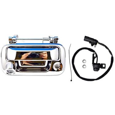 Imagem de PT Auto Warehouse FO-3505M-BUC - Alça traseira com câmera de backup Park Assist - Cromado