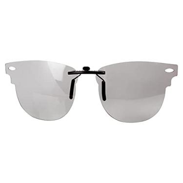 Imagem de Óculos de sol polarizados CLIP-ON para Ray-Ban Clubmaster RB3016 (RX3016) 51X21, Transparente., 51 X 21mm