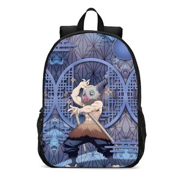 Imagem de Mochila Escolar Infanto Juvenil Anime Demon Slayer Inosuke Novidade 0086-Unissex