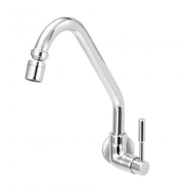 Imagem de Torneira de cozinha bica móvel de parede com articulador 1/4 de volta Stilo C31 Cromado Esteves