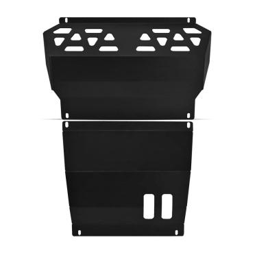 Imagem de Peito aço frontal protetor carter preto l200 new triton 2022