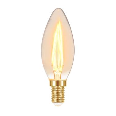 Imagem de Lâmpada Led Filamento Vela B35 Âmbar E14 Taschibra 110V