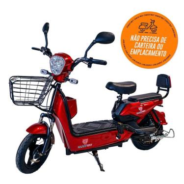 Imagem de Bicicleta Elétrica Adulto Sem Cnh Scooter Com Acelerador 350