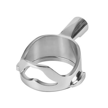 Imagem de Generic Peças de reposição de portaffiter sem fundo de 58mm, aço inoxidável, fácil de usar (sem alça) para máquinas de café expresso e61, Sem fundo